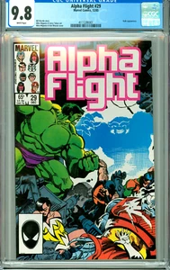 ALPHA FLIGHT 29 CGC 9.8 WP HULK New CGC Case MARVEL COMICS Copper Age 1983 - Picture 1 of 1