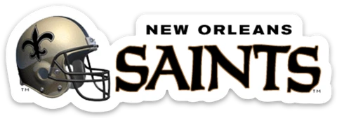 New Orleans Saints Logo Type New Orleans Saints NFL Football Die-cut MAGNET Cover