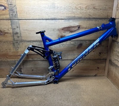 2002 Turner XCE Full Suspension MTB 18” Frame Mountain Bike Vintage Fox Vanilla - Image 1 of 4