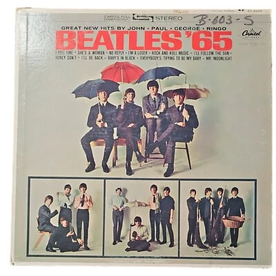 The Beatles BEATLES '65 original Lp Vinyl Record Vg + Foto 1 de 4