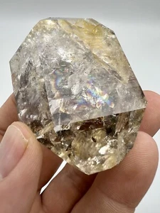 72mm Herkimer Diamond Golden Healer, Great Clarity & Form, Bright Rainbows - Picture 1 of 12