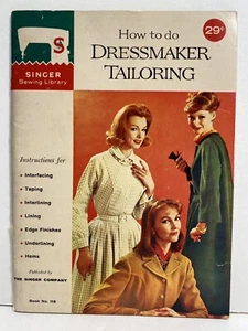 Libro de biblioteca de costura Singer No. 118: Cómo hacer sastrería modista, 1961 - Imagen 1 de 7