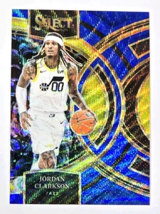 Jordan Clarkson Blue Wave Premier 2023-24 Panini Select/75 #168 - Imagen 1 de 2
