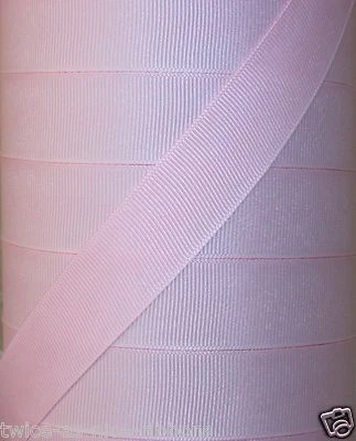5 YARDS  3/8" 5/8" 7/8" 1.5" SOLID OFFRAY GROSGRAIN RIBBON U PICK COLOR & SIZE 1 - Image 1 of 2