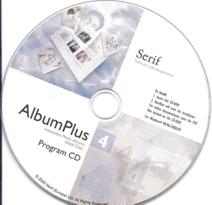 Serif AlbumPlus 4 program CD disc only - Afbeelding 1 van 1