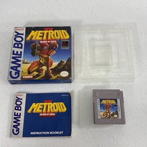 NINTENDO GAMEBOY GAME METROID II RETURN OF SAMUS COMPLETE BOXED - Picture 1 of 19