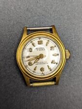 Vintage Villereuse Incabloc Antimagnetic 18K GP Watch 17 Jewels Swiss Made RUNS!