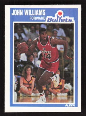 Fleer #31 John Williams Washington Bullets 1989-90 Foto 1 de 2