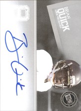 2012 Press Pass Autographs Silver #PPSBQ Brian Quick