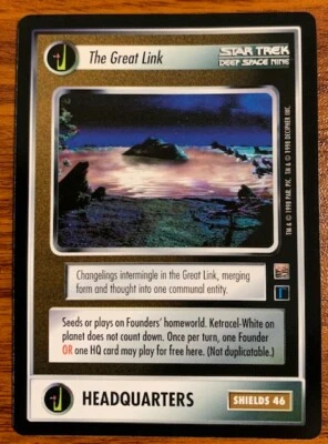 1998 Decipher Star Trek The Dominion The Great Link Free Shipping - Image 1 of 2