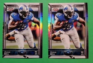 Lotto 2 carte rifrattori calcio Joique Bell 2015 Topps Chrome #83 LIONS ππ₯ - Foto 1 di 3