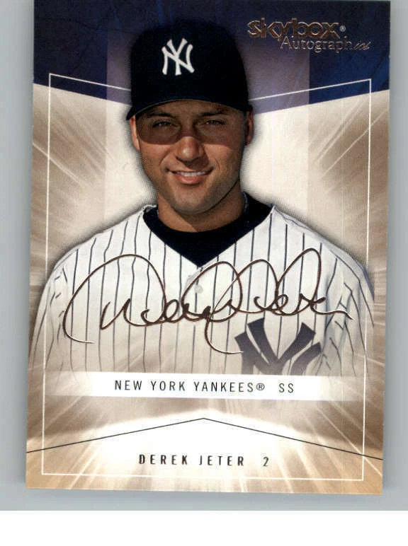 2005 SkyBox Autographics #38 Derek Jeter (ref 145282) - Image 1 of 2