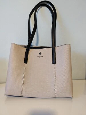 Bolso de mano David Jones (París) tostado 9,75 pulgadas alto x 12 pulgadas. ancho x 5 pulgadas. profundo Foto 1 de 4