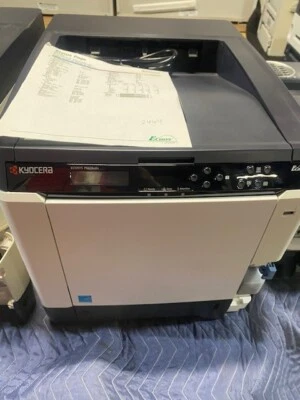 Kyocera P6026cdn Color Laser Printer  printed TESTED toner as-is 90,000 copies - Image 1 of 2