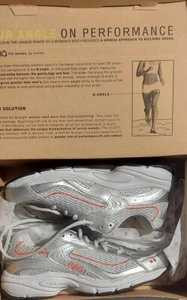 Ryka Rocker Shape Up Shoes Gray Orange K2411WSO Women’s Size 5M NIB - Picture 1 of 12