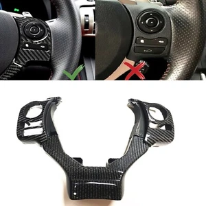 Carbon Fiber Steering Wheel Panel Cover For Lexus IS250 NX200t 300h 2014-2018 17 - Picture 1 of 11