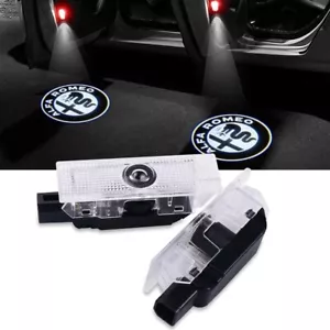 2 PROIETTORI LOGO Luci cortesia LED Alfa Romeo MITO 159 Giulietta Stelvio Brera - Foto 1 di 6