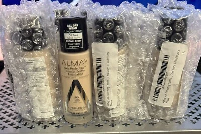 Lot Of 9 Almay Skin Perfecting Comfort Matte Foundation, 100 Cool Ivory, 1 Oz - Image 1 of 3