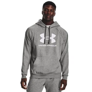 Men's Big & Tall Under Armour Loose UA Rival Fleece Big Logo Pullover Hoodie - Picture 1 of 1