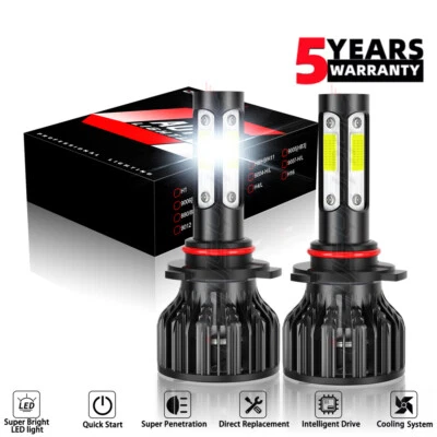 Kit de bombillas LED de haz alto/bajo para Ford Edge 2011-2014 10000K 2 piezas 9012 Foto 1 de 4