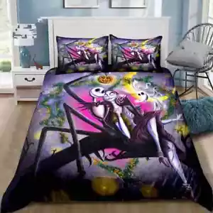 The Nightmare Before Christmas Bettwäsche Jack Skellington Kissenbezug Quiltbezug - Bild 1 von 43