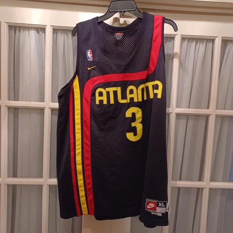 VTG Shareef Abdur-Rahim Atlanta Hawks Basketball Nike rewind Jersey Nba Sz XL Cover
