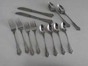 Edelstahl Besteck, 2 Gedecke, 12 Teile, Japan 18/0 - Bild 1 von 7