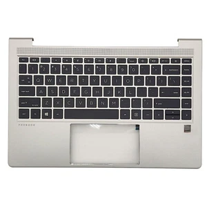 New Silver Palmrest w/ Backlit Keyboard For HP ProBook 440 G8 445 G8 M23769-001 - Afbeelding 1 van 8