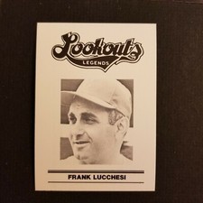 1988 Chattanooga LOOKOUTS Legends FRANK LUCCHESI San Francisco CALIFORNIA