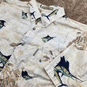 Columbia River Lodge Hemd Herren XXL Marlin Swordfish AOP Field Gear Kurzarm - Bild 1 von 5