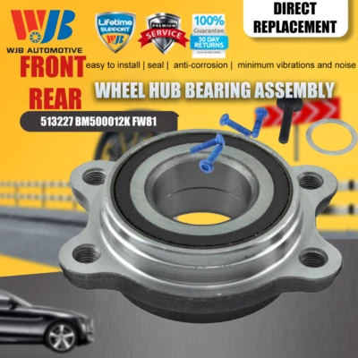2PCS Front Rear Wheel Bearing Hub Fit for Audi A6 A7 A8 S6 R8 513227 BM500012K Foto 1 de 4