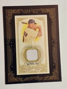 2012 Topps Allen & Ginter's Framed Mini Relics Mitch Moreland #AGR-MMO - Picture 1 of 3