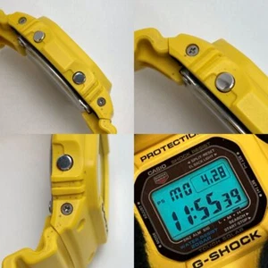Casio G-Shock G-5600A-9JF Digital Solar Gelb Uhr Gebraucht Guter Zustand Japan - Bild 1 von 8