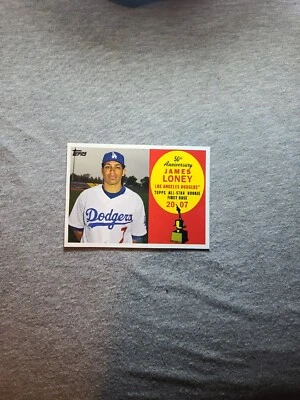 2008 Topps 50th Anniversary James Loney Los Angeles Dodgers #AR70 -YC - Image 1 of 2