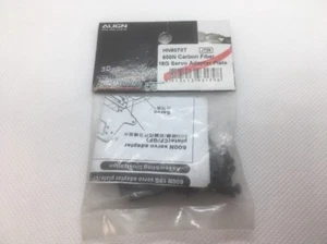 Align Trex 600N Carbon Fiber 18G Servo Adapter Plate  Part#HN6070T - Picture 1 of 7