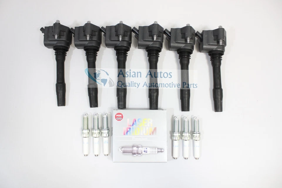 OEM Eldor Ignition Coils NGK Spark Plugs For BMW 340i GT xDrive 3.0L 2017-2019 - Image 1 of 1