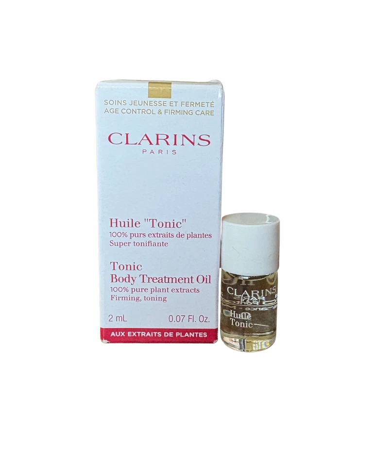 Aceite corporal tónico Clarins tónico reafirmante tonificante Huile Mini 2 ml 0,07 fl oz NUEVO Foto 1 de 1