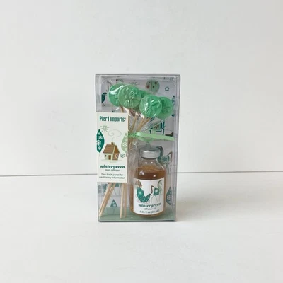 Pier 1 Imports Reed Diffuser Wintergreen 0.95 fl oz New In Box Discontinued Rare - Image 1 of 3