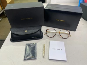 Linda Farrow - Calthorpe Brille in Schildpatt und Gold - LFLC251 C15 - Bild 1 von 8