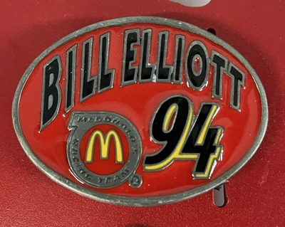Bill Elliott McDonald’s # 94Big Cabin Cinturón Hebilla Nuevo de Colección Hecho en EE. UU. Nuevo Foto 1 de 3
