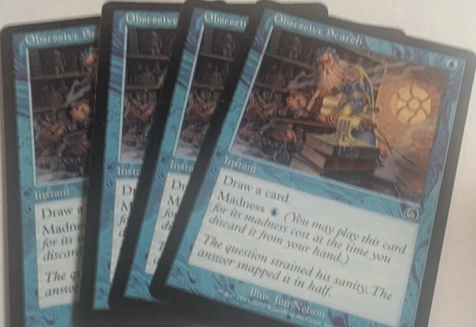 4x Obsessive Search PLAYSET Torment Regular Magic: the Gathering - Image 1 of 1