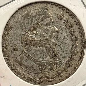 1961 - MO Peso de plata mexicano 0,10 finura - Imagen 1 de 2