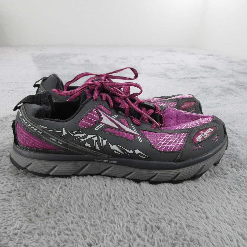 Altra Lone Peak 3.5 Trail Running Shoes Womens Size 8 Purple Gray AFW1755F-1 - Image 1 of 4