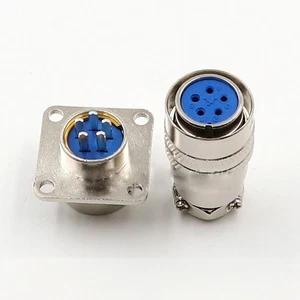 XS16 Aviation Plug 2/3/4/5/6/7/9 Pin Male Female Push-Pull Connector 16mm Square - Picture 1 of 4