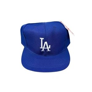 De colección Raro Nuevo con Etiquetas MLB Los Angeles Dodgers Azul Aguja Americana Logotipo Liso Snapback - Imagen 1 de 7