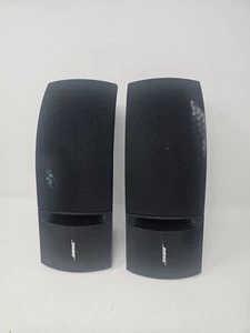 Bose 161 Bookshelf System Speakers Set Left & Right Black -Tested - Picture 1 of 10