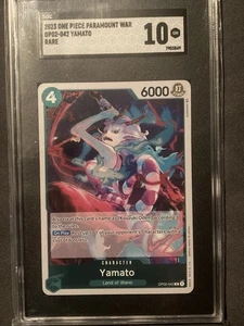 One Piece Card Game Paramount War English Yamato Rare NM OP02-042 SGC 10 - Picture 1 of 1