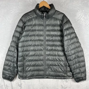 Marmot Jacket Mens Size XL Gray 700 Fill Down Puffer Full Zip Outdoor Hiking - Picture 1 of 9
