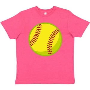 Inktastic Softball Youth T-Shirt Sports Ball Team Girls Tee Kids Children Child - Picture 1 of 2