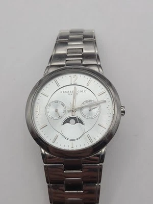Reloj Kenneth Cole KC3644 Multifunción Dial Fase Lunar Acero Inoxidable Foto 1 de 4
